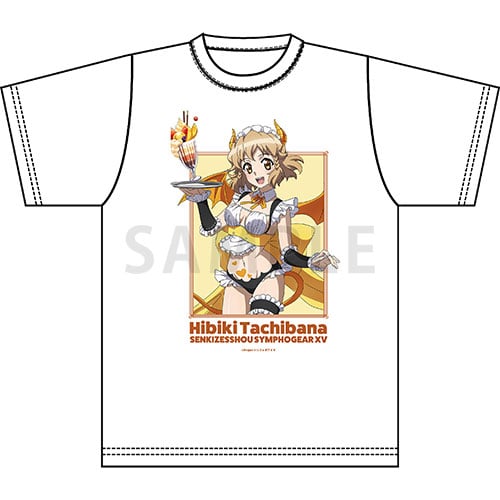 戦姫絶唱シンフォギアＸＶ 描き下ろし グラフィックTシャツ【立花 響】小悪魔ウェイトレス